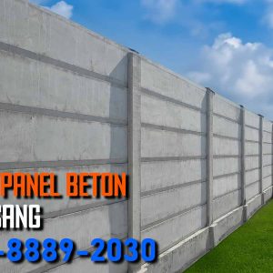 Pagar Panel Beton Terpasang