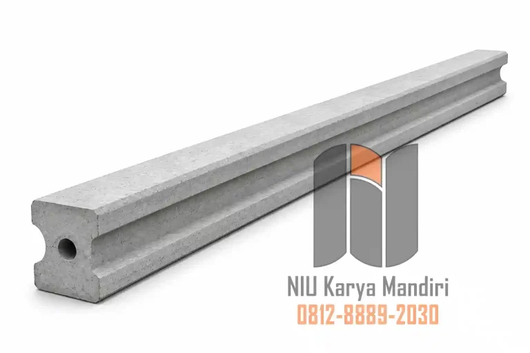 Kolom pagar panel beton
