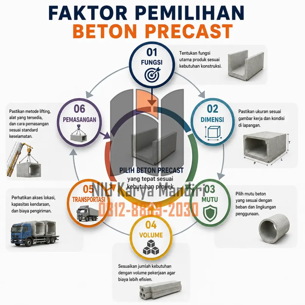 Apa Itu Beton Precast? Faktor Pemilihan Beton Precast